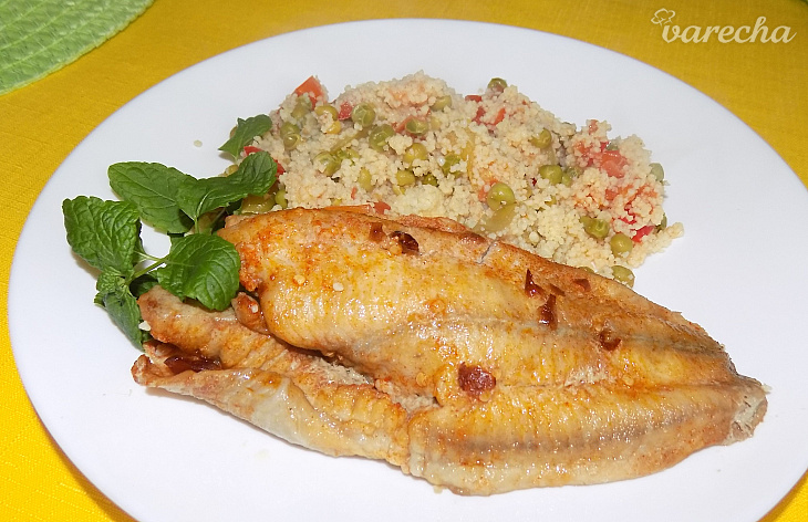 Ryba zapečená so zeleninou a kuskusom (fotorecept)