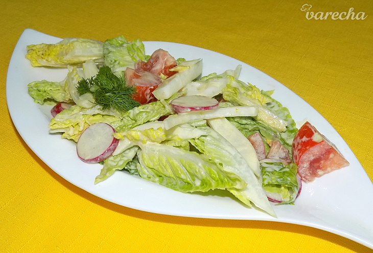 Zeleninový šalát s feniklom (fotorecept)