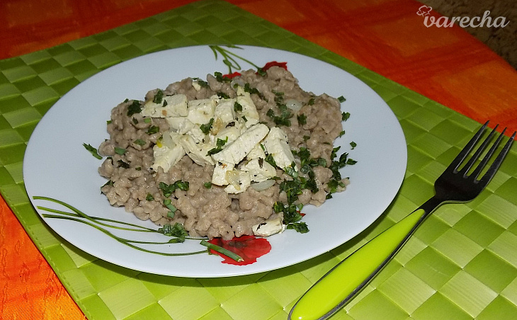 Pšenično-ražné halušky s tofu (fotorecept)