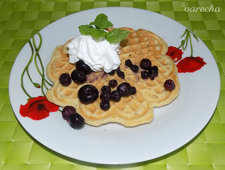 Škoricové waffle (fotorecept)