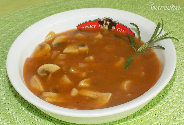 Šampiňónový guláš (fotorecept)