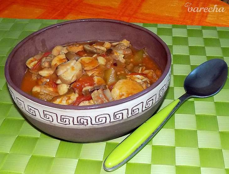 Dubáčikový guláš (fotorecept)
