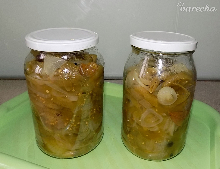 Paradajkovo-cibuľový šalát na zimu (fotorecept)