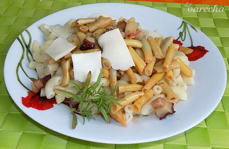 Cestoviny s fazuľkami (fotorecept)