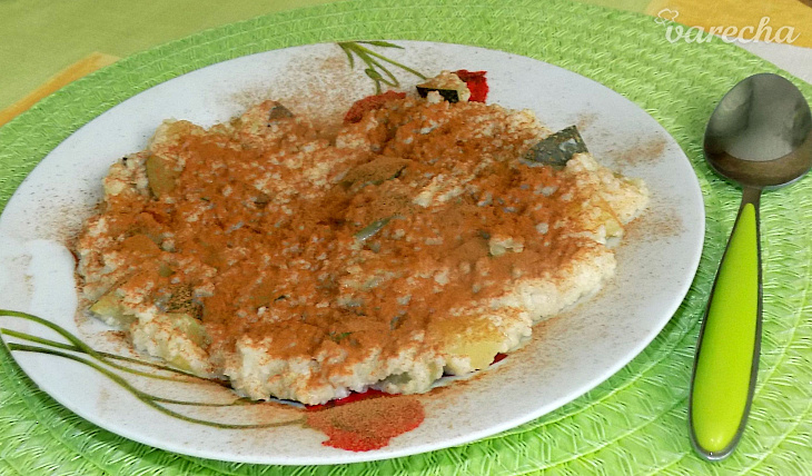 Sladká pšenová kaša s cuketou (fotorecept)