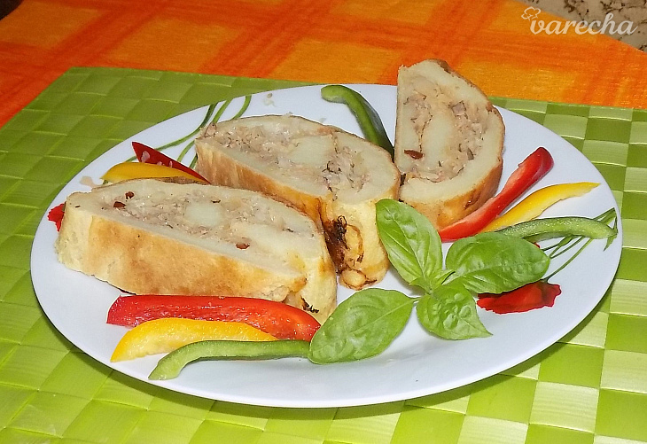 Zemiakový závin s kyslou kapustou (fotorecept)