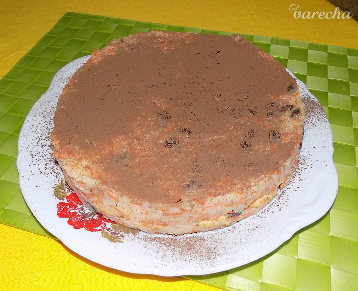 Nepečená mrkvová torta (fotorecept)