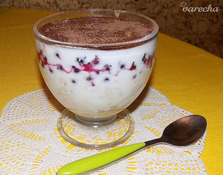 Vločkové  „tiramisu“ (fotorecept)