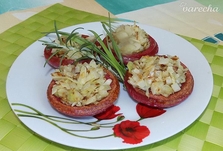 Salámové košíčky s kapustou (fotorecept)