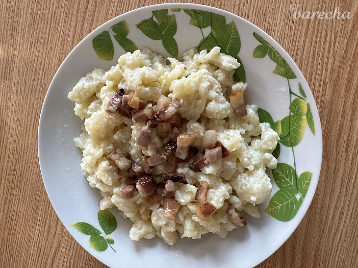 Tradičné bryndzové halušky (fotorecept)