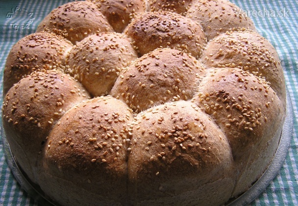 Žemličkový chlieb (fotorecept)