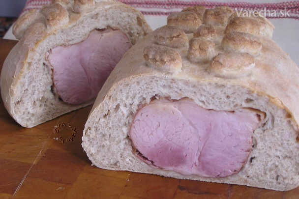 Šunka v chlebe (fotorecept)