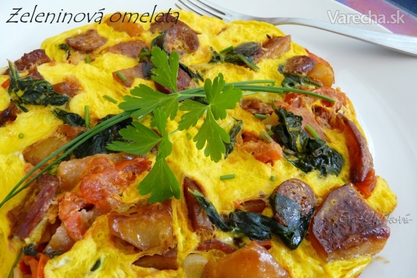 Zeleninová omeleta (fotorecept)