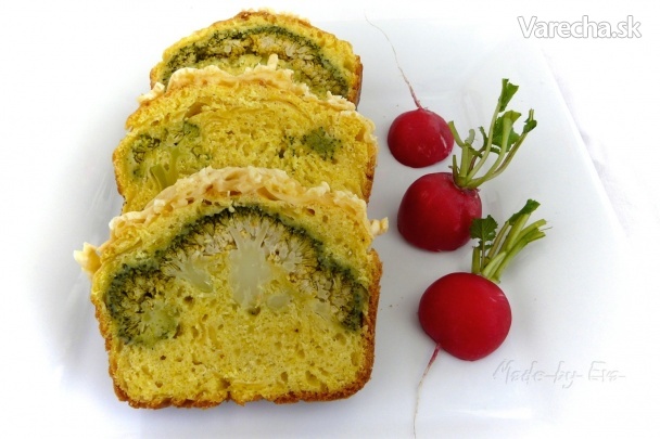 Brokolicovo-syrový koláč (fotorecept)