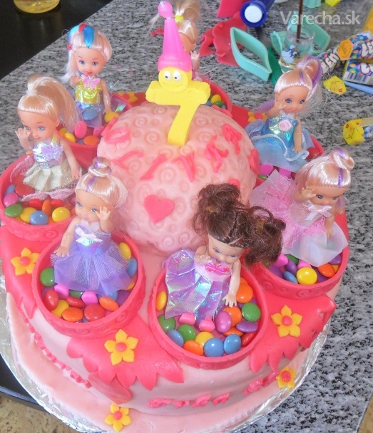 Torta pre vnučku k narodeninám (fotorecept)