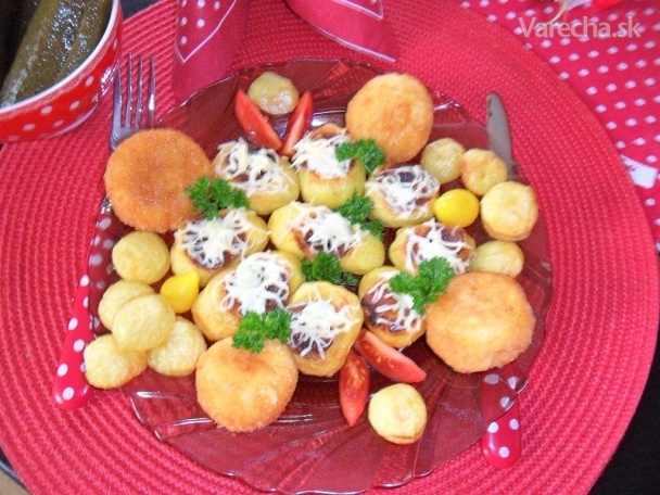 Pečené plnené zemiaky (fotorecept)