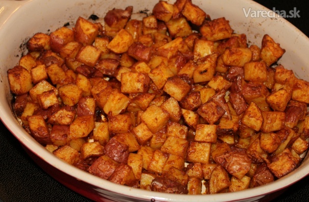 Pečené zemiaky s parmezánom (fotorecept)