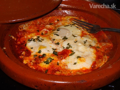 Berberská omeleta v tajinu (fotorecept)