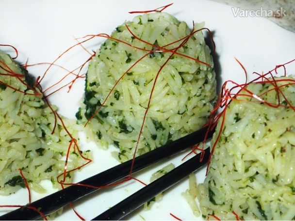 Špenátová rýže (brokolicová nebo karfiolová)