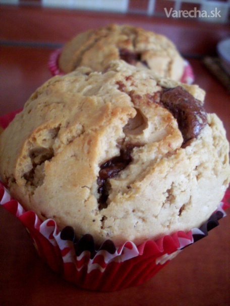 Arašidové Muffinky s čokoládou