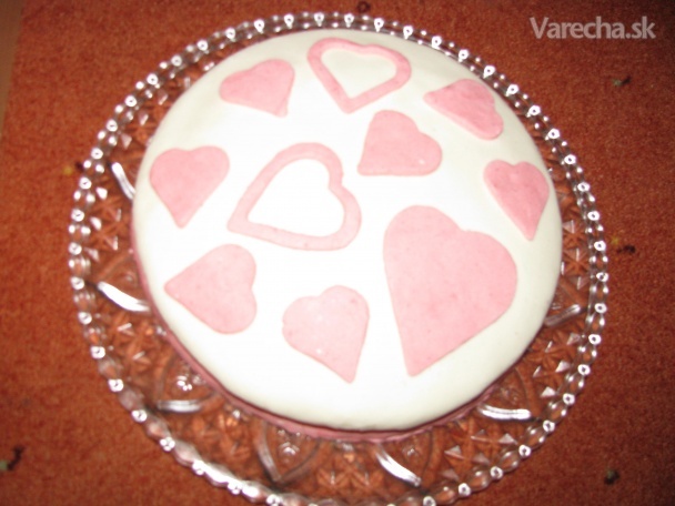 Valentínska torta Red Velvet (fotorecept)