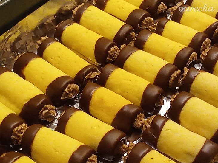 Vianočné pečivo - plnené trubičky