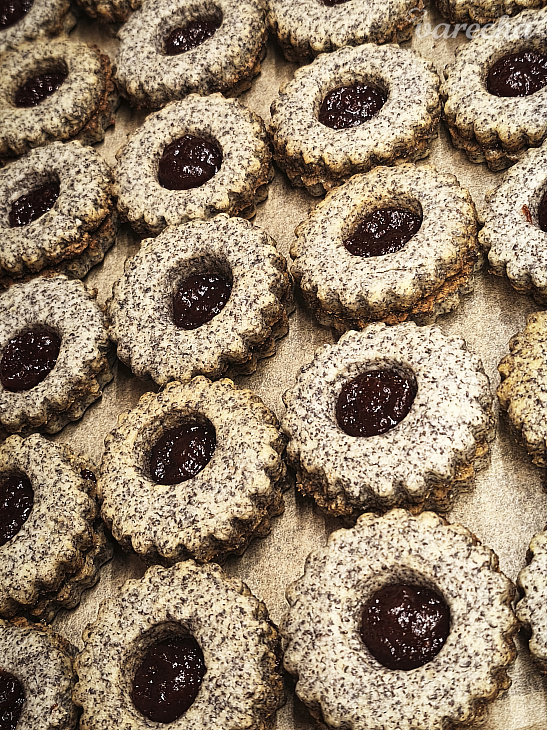 Linecké makové koláčiky (fotorecept)