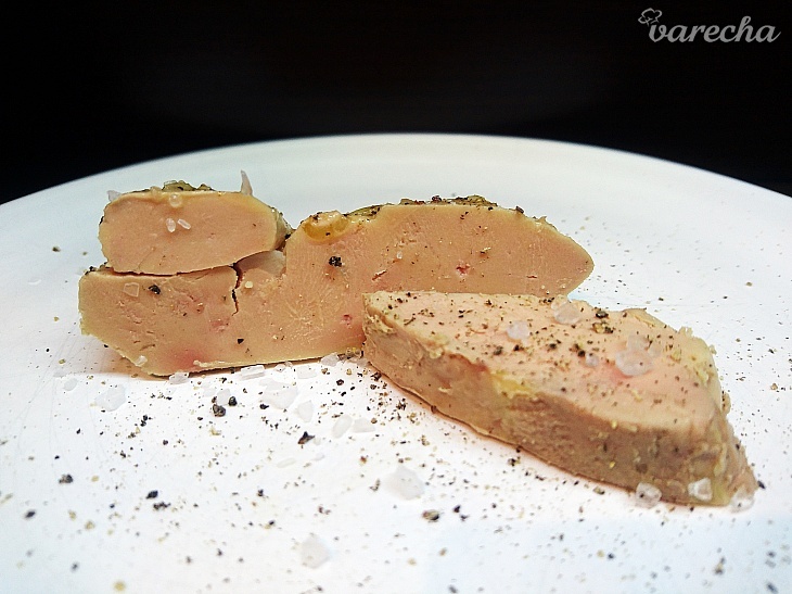 Sous vide vykŕmená kačacia pečienka - foie gras (fotorecept)