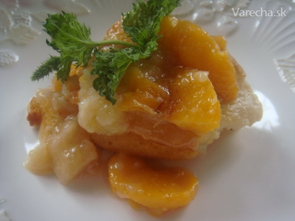 Broskyňový koláč - Peach Cobbler (fotorecept)