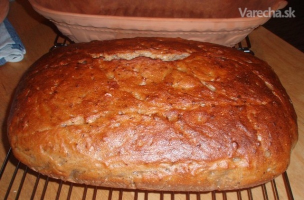 Pšenično-ražný kváskový chlieb (fotorecept)