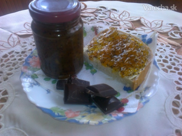Kiwi džem a kiwi džem s čokoládou /fotorecept/