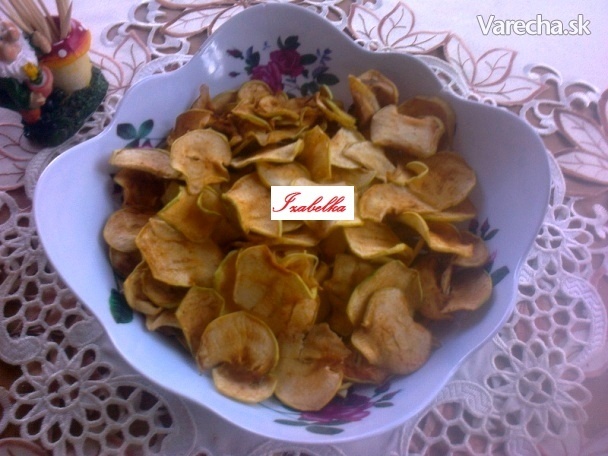 Jabĺčkové chipsy (fotorecept)