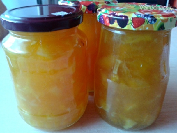 Pomarančovo-hruškový džem (fotorecept)