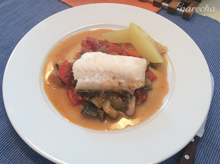 Treska na zelenine (Bacallà amb samfaina) (fotorecept)