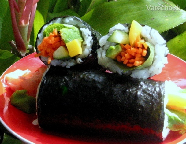 Zeleninové skoro japonské sushi