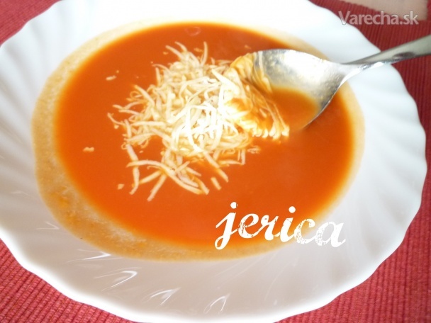 Krémová PARADAJKOVÁ polievka, rýchlo a chutne (fotorecept)