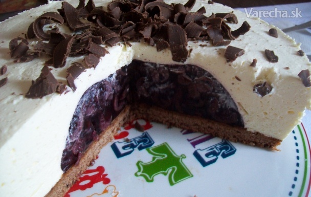 Višňovo-tvarohová torta (fotorecept)
