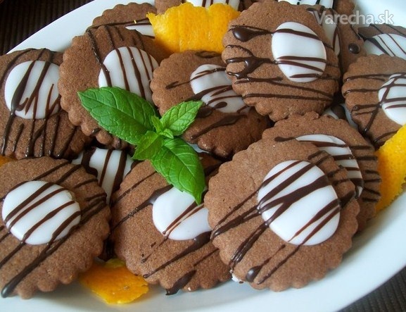 Kakaovo-citrónové chrumkavé keksíky (fotorecept)