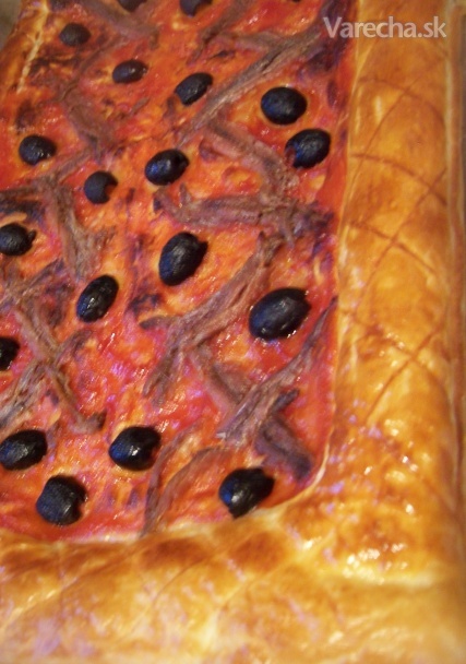 Ančovičkovo-olivový koláčik (fotorecept)