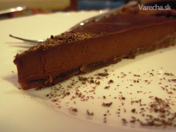 Tmavý čokoládový koláč