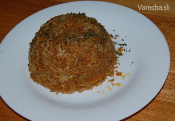 Kapustová ryža - príloha (fotorecept)