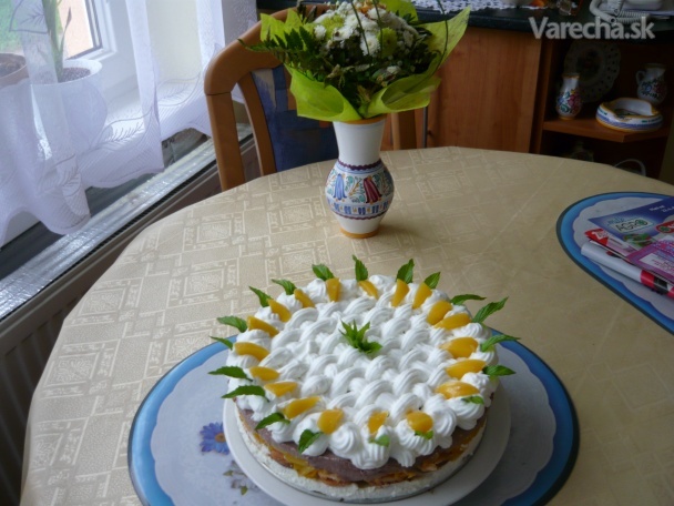 Smotanovo-ovocná torta (fotorecept)