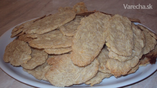 Mandľovo-škoricové  chips-keksy (fotorecept)