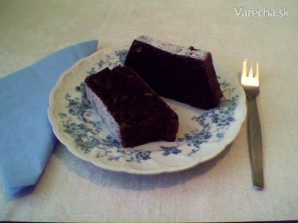 Čokoládovo-orechový koláč pre @Babidku-čokoholika.