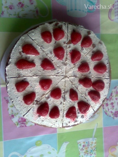 Jahodovo-tvarohová torta