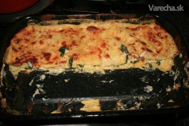 Špenátové lasagne s mozzarellou