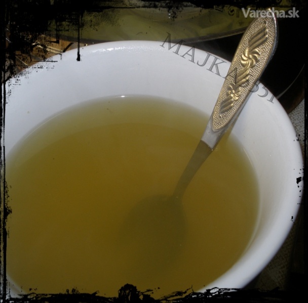 Cibuľový čaj (fotorecept)