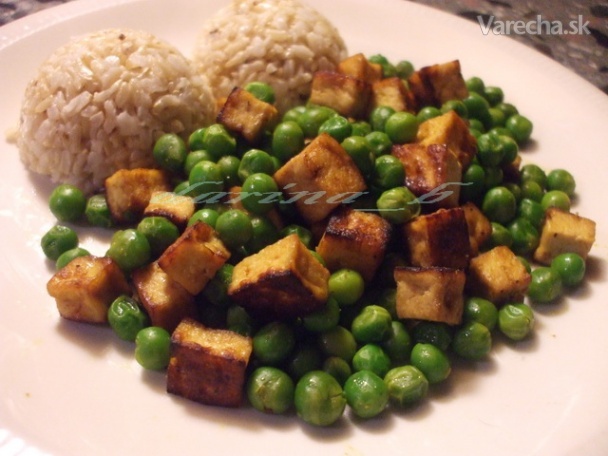 Tofu s hráškom