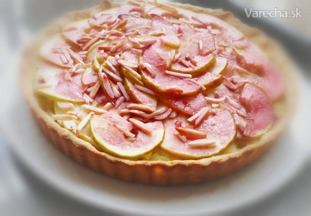 Jablkovo-mandľový koláč - Apple and frangipane tart (fotorecept)