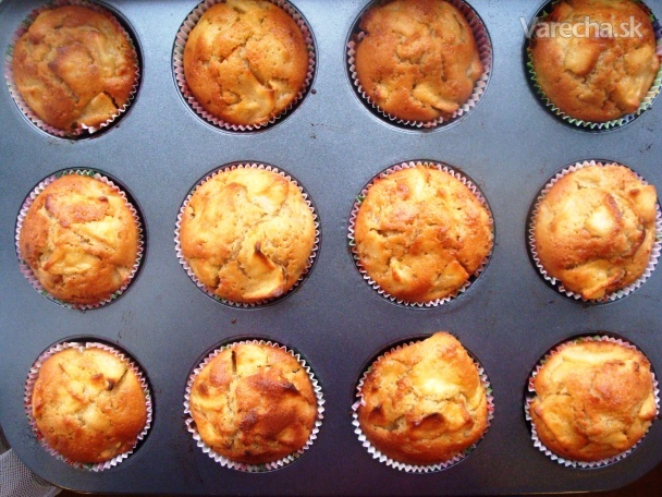 Jablkovo - škoricové muffiny 